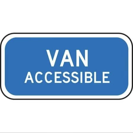 Accuform SUPPLEMENTAL SIGN VAN ACCESSIBLE FRA272DP FRA272DP